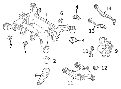 Rear Suspension for 2015 BMW 650i #1