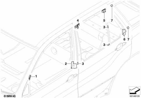 Door, Front for 2005 BMW X5 3.0i #3