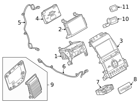 Controls for 2019 Ford Taurus #4