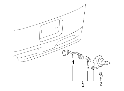 License Lamps for 2021 Chevrolet Malibu #9
