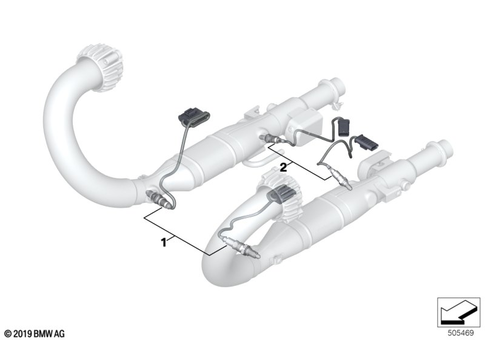 Exhaust System Parts with Mounts for 2020 BMW-Motorrad R 18 B #3