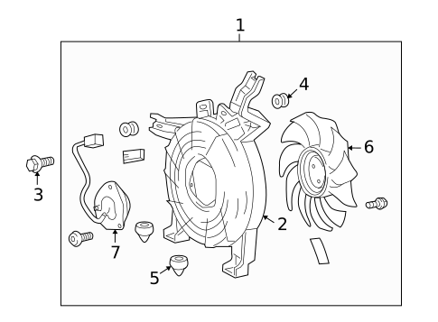 Condenser, Compressor & Lines for 2013 Toyota Sequoia #1