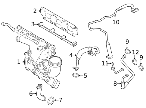 Turbo Charger for 2017 Mini Cooper Countryman #0