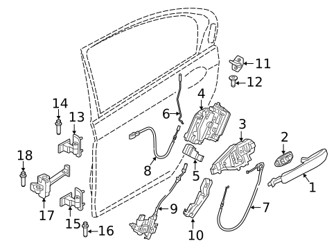 Lock & Hardware for 2025 BMW 330i #15