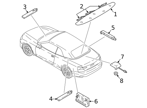 Antenna & Radio for 2023 Audi A5 Quattro #3