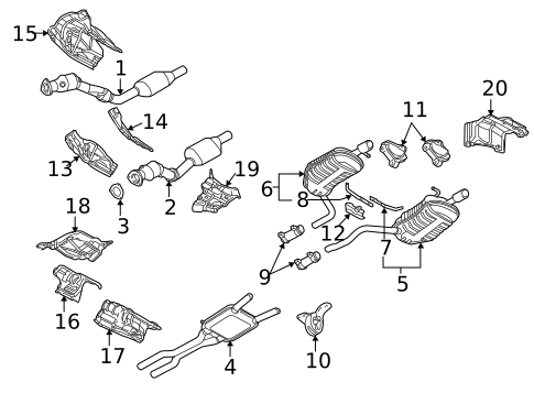 Catalytic Converter for 2004 Audi A4 Quattro #0