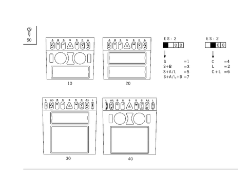 Wood Covering in Housing with Tray for 1998 Mercedes-Benz E430 #0