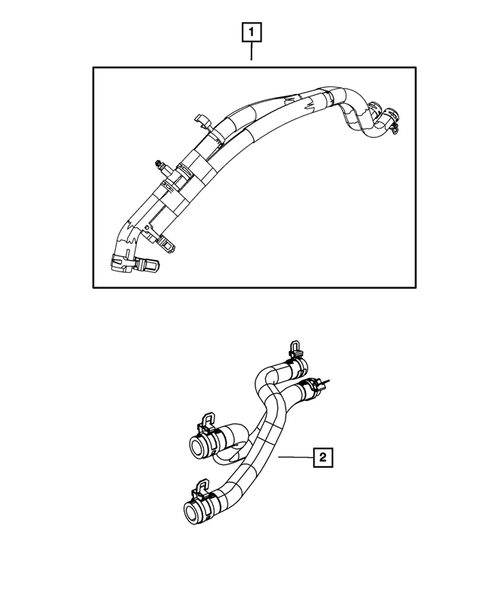 Air Conditioner and Heater Plumbing for 2014 Jeep Compass #3