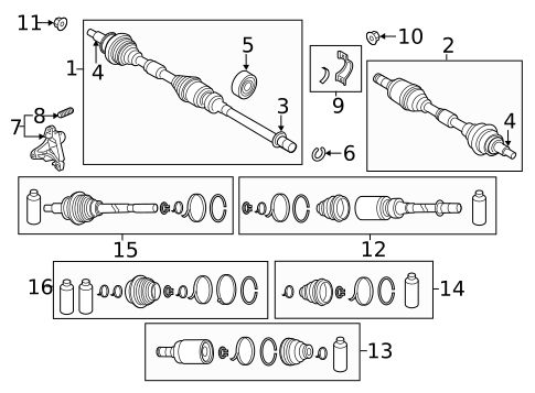 Drive Axles for 2014 Mazda CX-5 #0