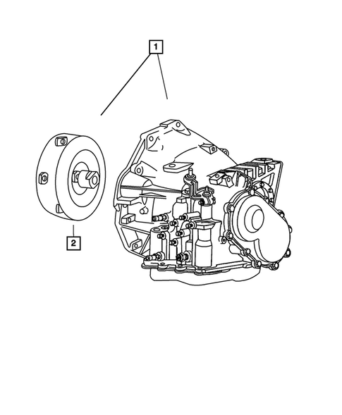 Transaxle Assembly for 2004 Chrysler Pacifica #1