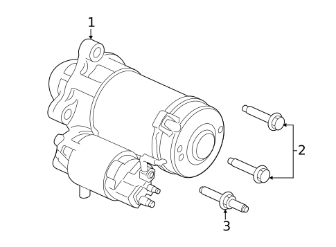 Starter for 2015 Ford F-150 #0