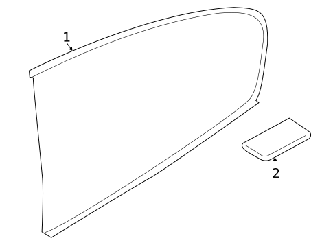 Glass & Hardware for 2012 BMW 128i #1