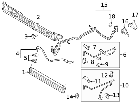 Trans Oil Cooler for 2015 Ford F-150 #1