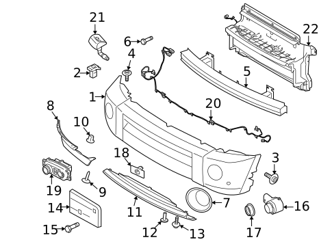 Parking Aid for 2013 Land Rover LR4 #1