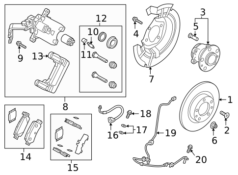 Rear Brakes for 2017 Mazda CX-3 #0