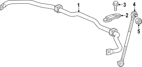 Stabilizer Bar & Components for 2023 Honda HR-V #1