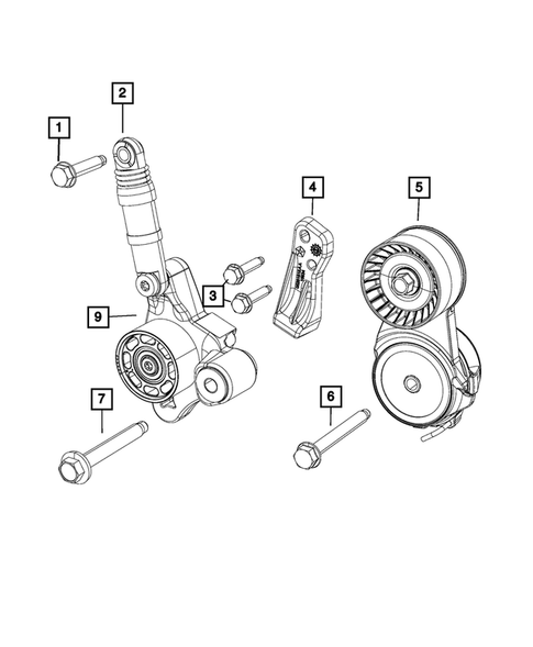 Pulleys and Related Parts for 2024 Ram 1500 #0
