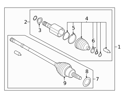 Drive Axles for 2021 Subaru Forester #0