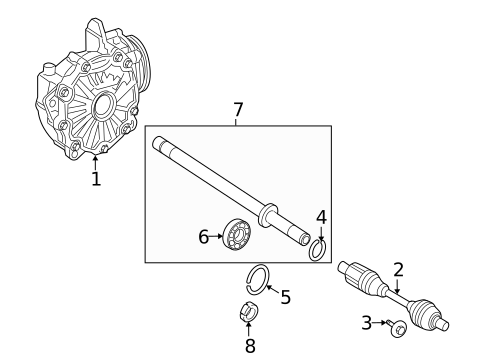 CARRIER & FRONT AXLES for 2014 Mercedes-Benz E63 AMG #0
