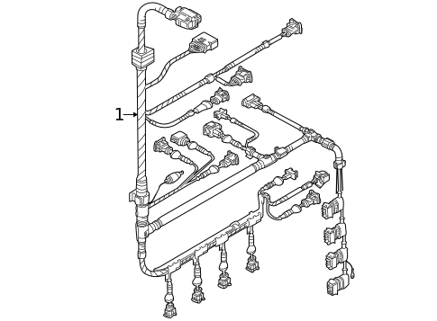 Wiring Harness for 2010 Volkswagen Beetle #1