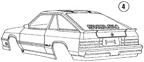 Stripe Tape & Decals for 1987 Dodge Charger #0