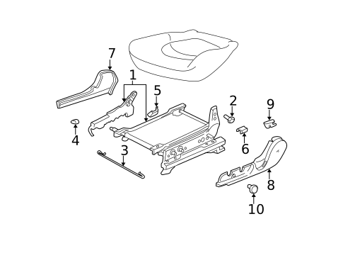 Tracks & Components for 2003 Hyundai Sonata #2