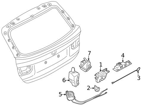 Liftgate for 2016 BMW 328i xDrive #0