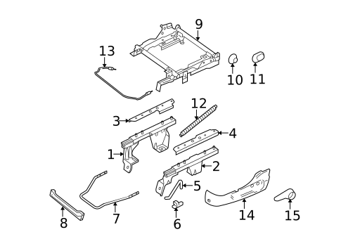 Tracks & Components for 2005 Mazda B2300 #1