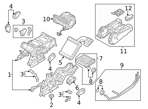 Rear Evaporator for 2022 Audi SQ7 #0
