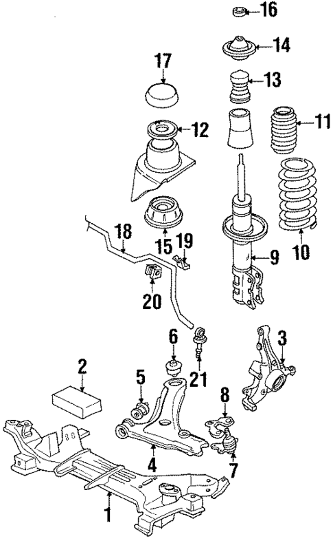 Suspension Components for 1997 Volkswagen Passat #0