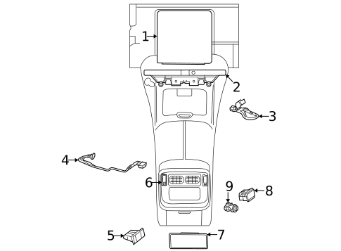 Electrical Components for 2021 Mercedes-Benz GLA 35 AMG® #9