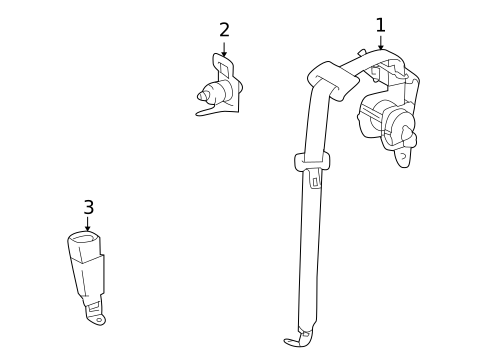 Rear Seat Belts for 2012 Lexus IS350 #0