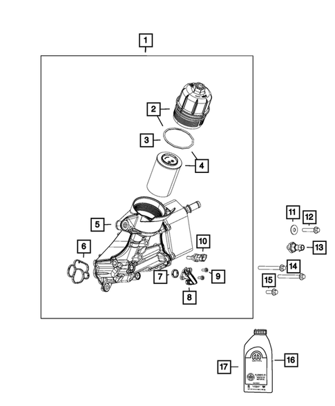 Engine Oiling, Oil Pan and Indicator (Dipstick) for 2019 Ram 1500 Classic #1