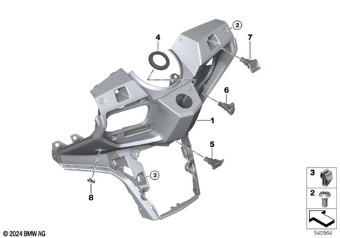 Motorcycle Trim Section, Windshield for 2024 BMW-Motorrad C 400 GT #6