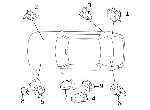 Electrical Components for 2013 Mercedes-Benz S600 #1