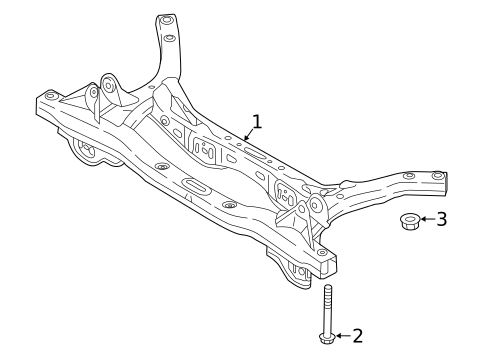 Suspension Mounting for 2020 Hyundai Elantra GT #1
