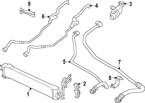 Trans Oil Cooler for 2025 BMW X6 #0