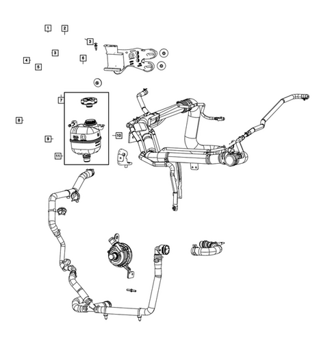 Radiator and Related Parts; Charge Air Cooler for 2020 Jeep Wrangler #10