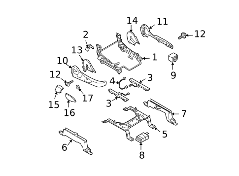 Tracks & Components for 2007 Mazda CX-9 #1