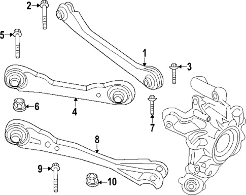 Rear Suspension for 2025 BMW 750e xDrive #1