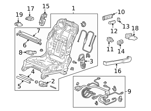Tracks & Components for 2008 Honda Accord #5