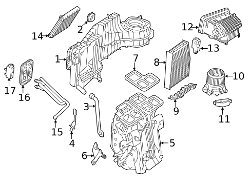 Condenser, Compressor & Lines for 2016 Mercedes-Benz CLA45 AMG #1