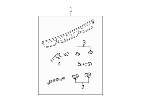 License Lamps for 2007 Saab 9-3 #1