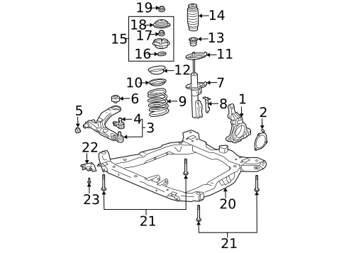 Suspension Components for 2004 Saturn Ion #0