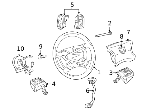 Steering Wheel for 2011 Ram Dakota #0