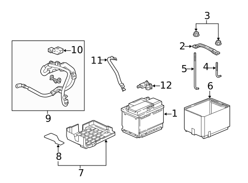 Structural Components & Rails for 2019 Honda Civic #3