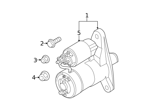 Starter for 2014 Nissan Versa Note #0