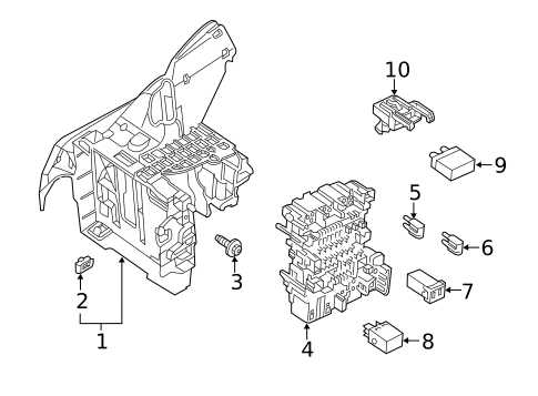 Fuse & Relay for 2022 Volkswagen Jetta #0