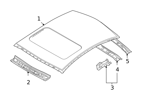 Roof & Components for 2009 Mazda 6 #0