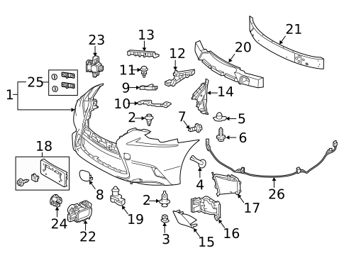 Automatic Temperature Controls for 2014 Lexus IS250 #2